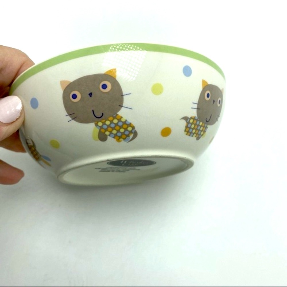 Whisker City Big Eyed Cat Dish Pastels
